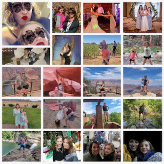 many picture of me and my mom